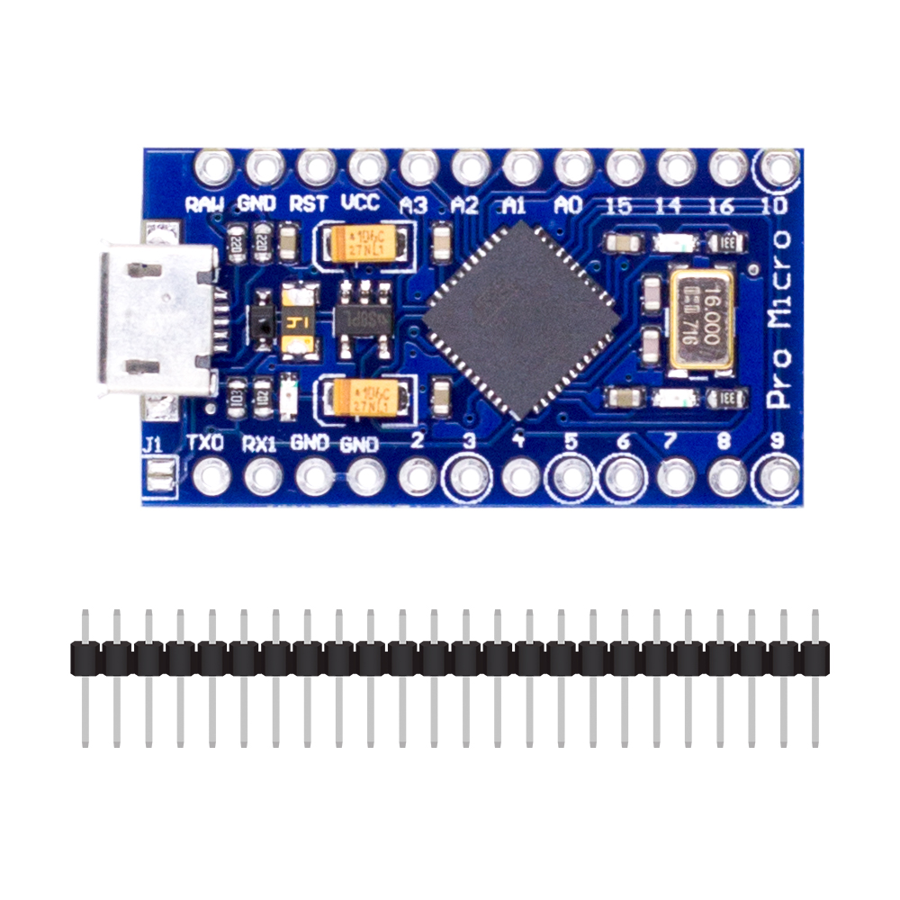 Контроллер Arduino Pro Micro Atmega32U4, 5в 16Мгц